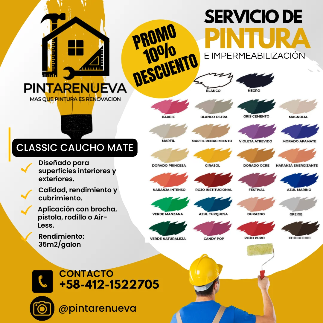 Pieza promocional de Pinta y Renueva