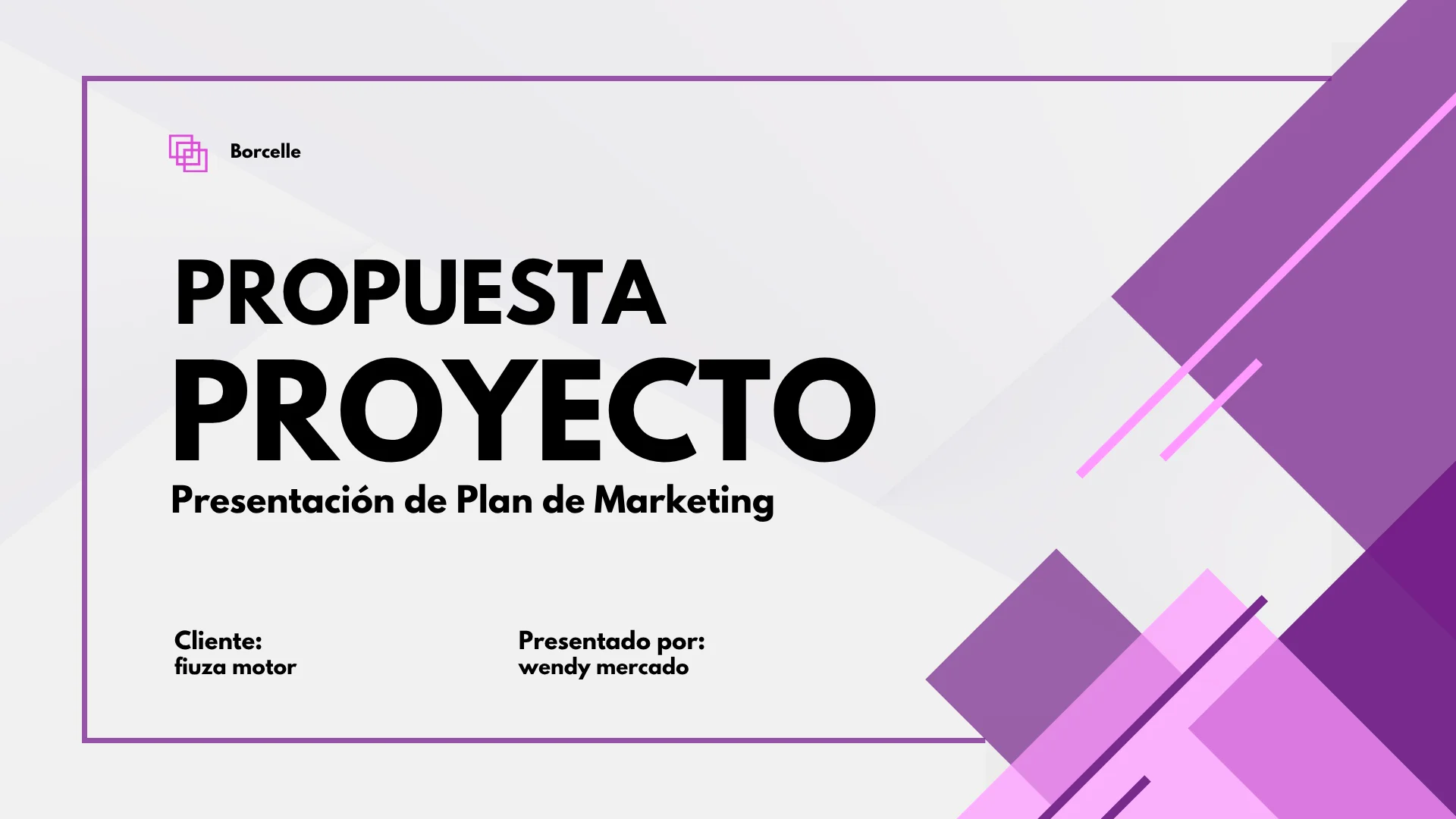 Propuestas de Marketing