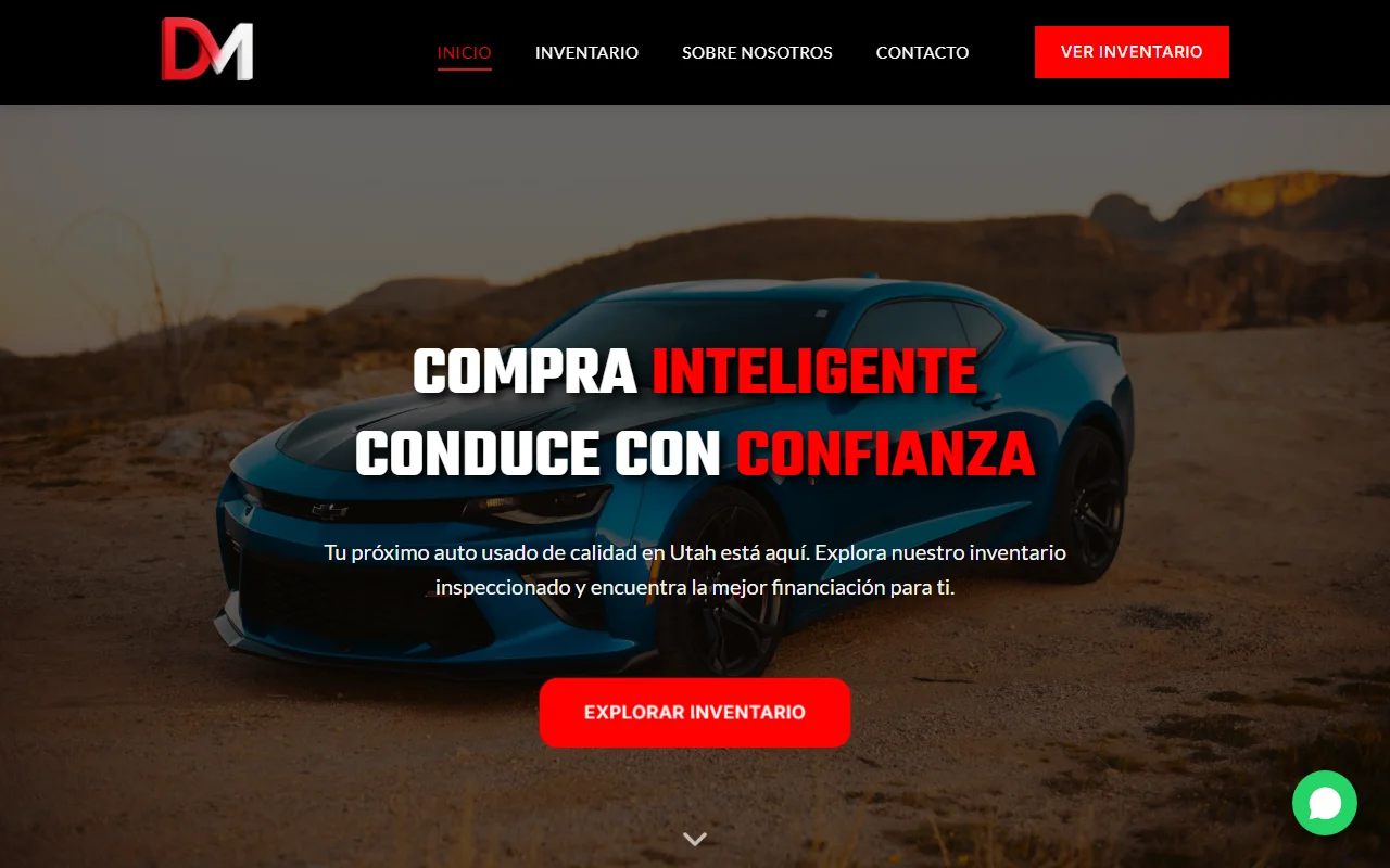 Sitio web Dayron Motors
