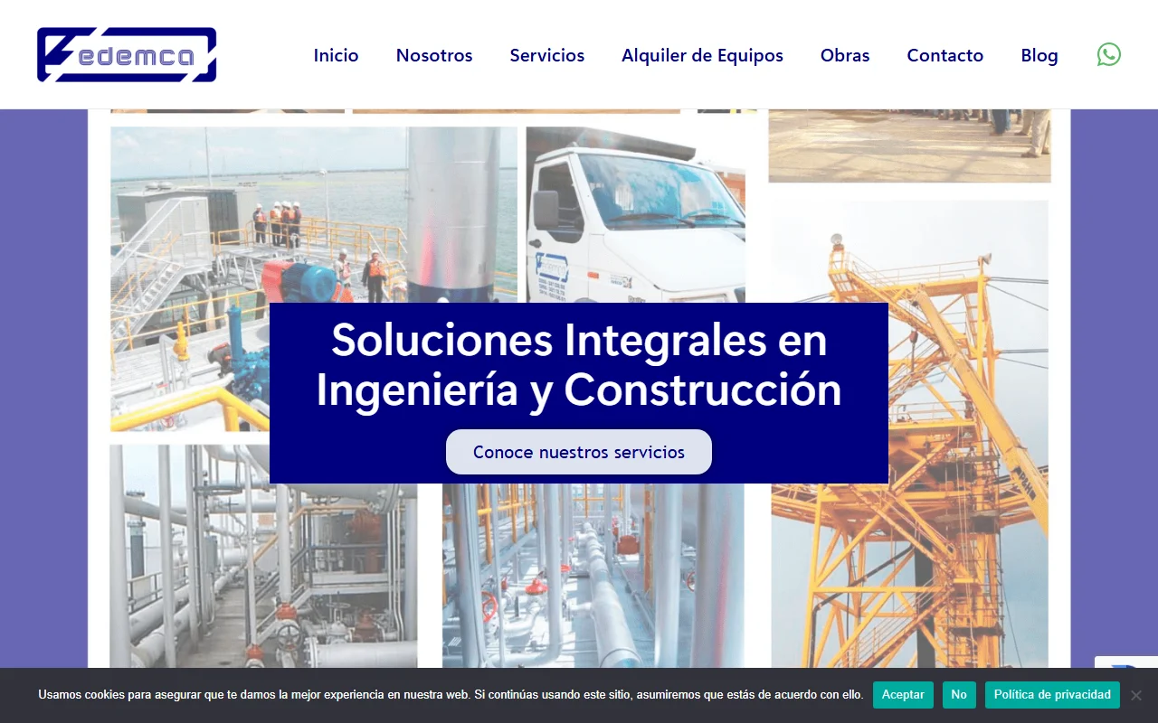 Sitio web Fedemca